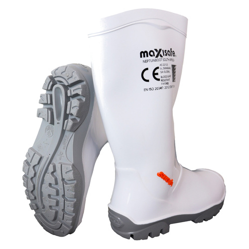 WORKWEAR, SAFETY & CORPORATE CLOTHING SPECIALISTS - Shova White Non-safety Gumboot - size 4