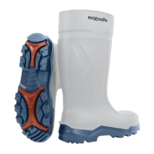 WORKWEAR, SAFETY & CORPORATE CLOTHING SPECIALISTS XtremeGrip White Polyurethane Gumboots Composite Toecap