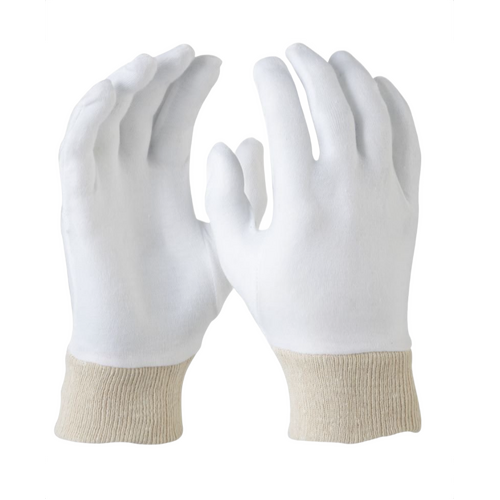 WORKWEAR, SAFETY & CORPORATE CLOTHING SPECIALISTS Maxisafe Interlock Poly/Cotton Liner - Knit Wrist - Mens, Carded