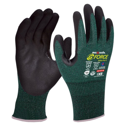 WORKWEAR, SAFETY & CORPORATE CLOTHING SPECIALISTS - G-Force Ultra C3 Thin Nitrile Coated Glove - small