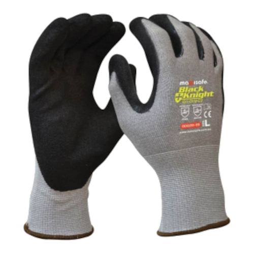 WORKWEAR, SAFETY & CORPORATE CLOTHING SPECIALISTS Black Knight Dri-Grip Cut 3 Glove
