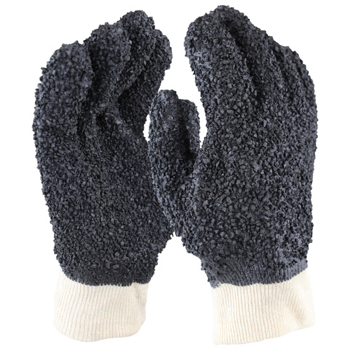 WORKWEAR, SAFETY & CORPORATE CLOTHING SPECIALISTS Grizzly Black PVC Debudding Glove