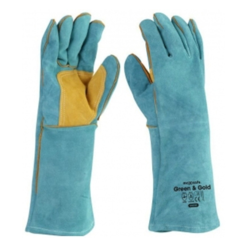 WORKWEAR, SAFETY & CORPORATE CLOTHING SPECIALISTS - "Green Fusion" Kevlar Stitched Welders glove