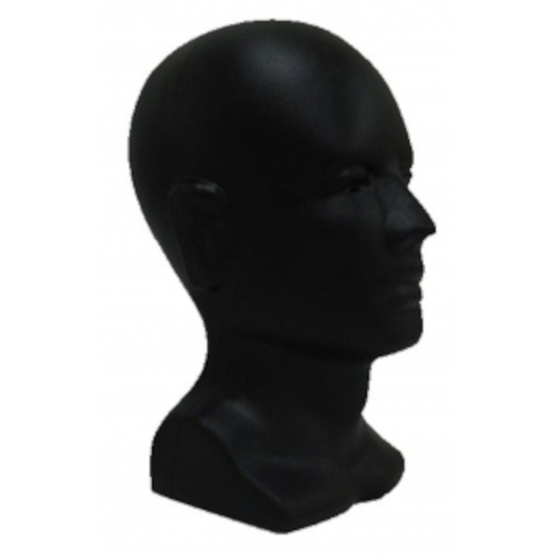 WORKWEAR, SAFETY & CORPORATE CLOTHING SPECIALISTS - Black moulded head display