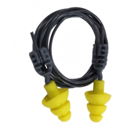 WORKWEAR, SAFETY & CORPORATE CLOTHING SPECIALISTS - Ergo Push and Twist Corded Earplug - 100 pairs