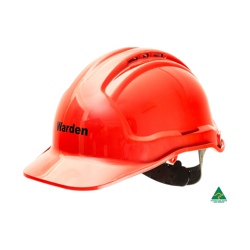 WORKWEAR, SAFETY & CORPORATE CLOTHING SPECIALISTS Tuffgard Hard Hat Warden Hat - Red