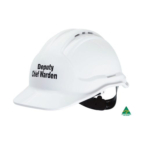 WORKWEAR, SAFETY & CORPORATE CLOTHING SPECIALISTS Tuffgard Hard Hat Deputy Chief Warden Kit - White