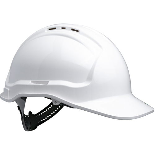 WORKWEAR, SAFETY & CORPORATE CLOTHING SPECIALISTS Tuffgard Vented Hard Hat with Sliplock Harness
