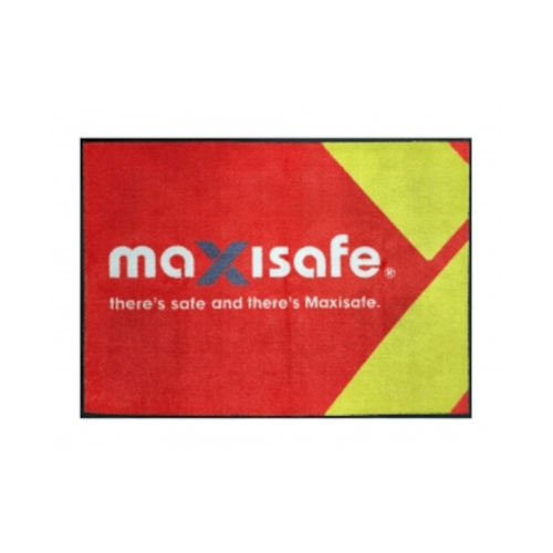 WORKWEAR, SAFETY & CORPORATE CLOTHING SPECIALISTS - Maxisafe Floor Mat - Plush Nylon with Grip Back 850x1200