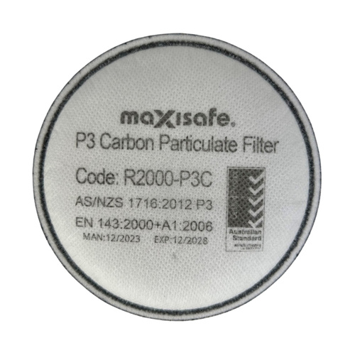 WORKWEAR, SAFETY & CORPORATE CLOTHING SPECIALISTS - Maxiguard P3 Carbon Particulate Filter (pink) - pack of 1 pair
