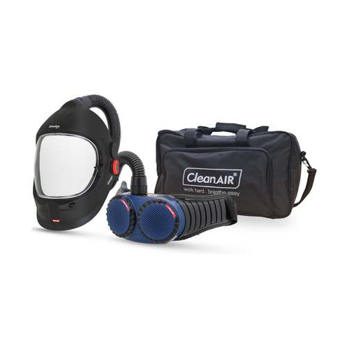 WORKWEAR, SAFETY & CORPORATE CLOTHING SPECIALISTS CleanAIR Omnira Face Shield & AerGO PAPR Kit