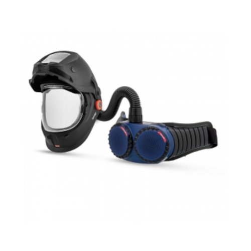 WORKWEAR, SAFETY & CORPORATE CLOTHING SPECIALISTS - Ready 2 Weld Kit - CleanAIR AerGO & Omnira COMBI Flip-up Welding Helmet in premium duffel bag