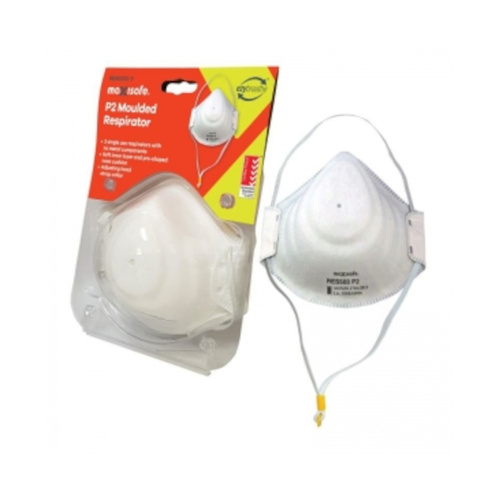 WORKWEAR, SAFETY & CORPORATE CLOTHING SPECIALISTS Maxisafe Moulded P2 respirator, card of 3
