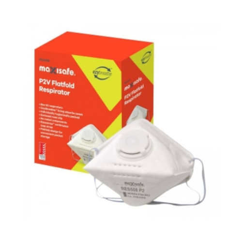 WORKWEAR, SAFETY & CORPORATE CLOTHING SPECIALISTS - P2 horizontal flat fold respirator with Valve