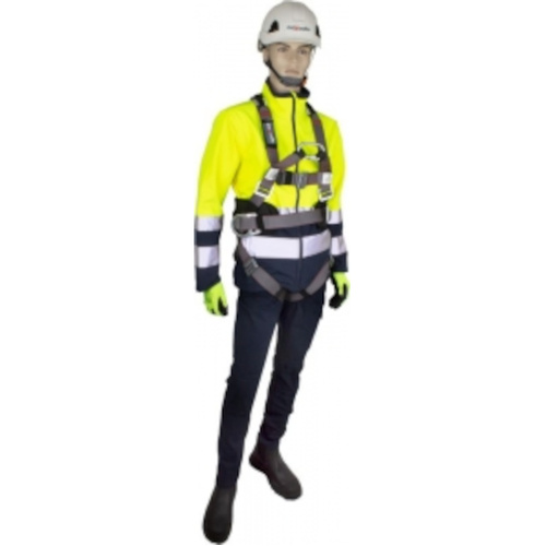 WORKWEAR, SAFETY & CORPORATE CLOTHING SPECIALISTS - Maxisafe Confined Space Full Body Harness with Front & Rear Steel Plated Fall Arrest D Rings