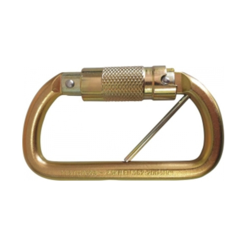 WORKWEAR, SAFETY & CORPORATE CLOTHING SPECIALISTS Maxisafe Triple Lock Karabiner with Locking Pin