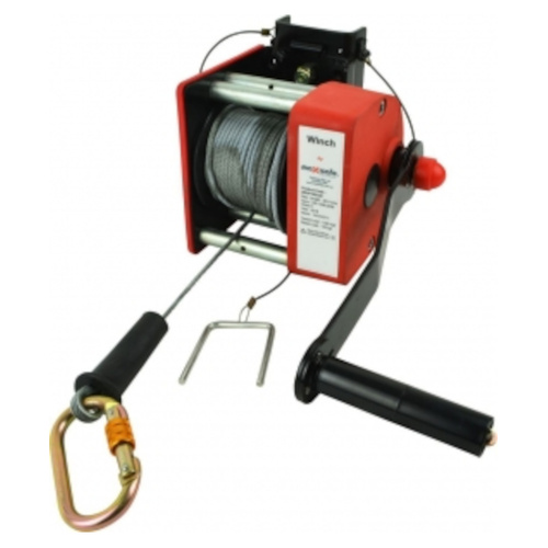 WORKWEAR, SAFETY & CORPORATE CLOTHING SPECIALISTS Maxisafe 20m Tripod Winch with Pulley & Mounting Bracket