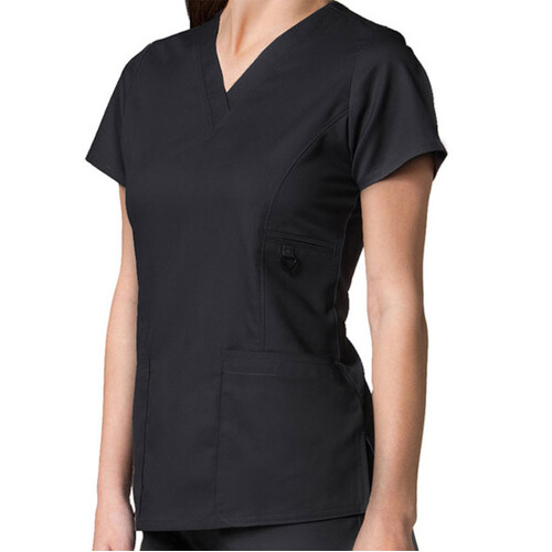 WORKWEAR, SAFETY & CORPORATE CLOTHING SPECIALISTS - EON - WOMEN V - NECK POCKET TOP