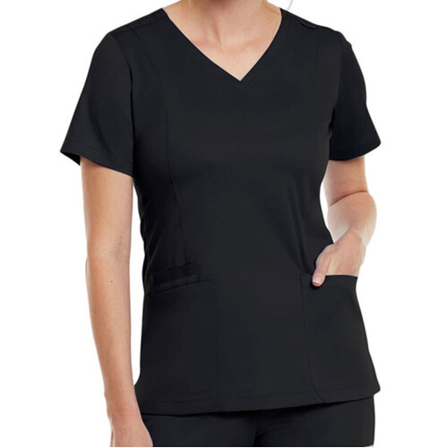 WORKWEAR, SAFETY & CORPORATE CLOTHING SPECIALISTS - MATRIX - DOUBLE V - NECK TOP