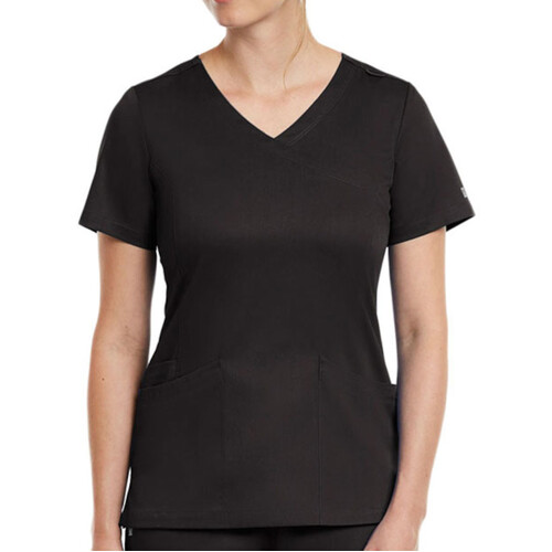 WORKWEAR, SAFETY & CORPORATE CLOTHING SPECIALISTS - MATRIX - CURVED MOCK WRAP TOP