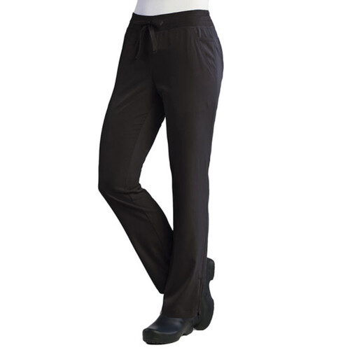 WORKWEAR, SAFETY & CORPORATE CLOTHING SPECIALISTS - PURESOFT - LADIES ADJUSTABLE FLARE YOGA PANT