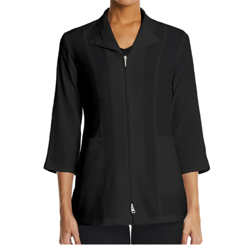 WORKWEAR, SAFETY & CORPORATE CLOTHING SPECIALISTS - LAB JACKET SMART - 3/4 SLEEVE ZIP LAB JACKET