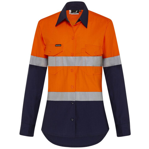 WORKWEAR, SAFETY & CORPORATE CLOTHING SPECIALISTS Mack Womens LS 2 Tone Taped