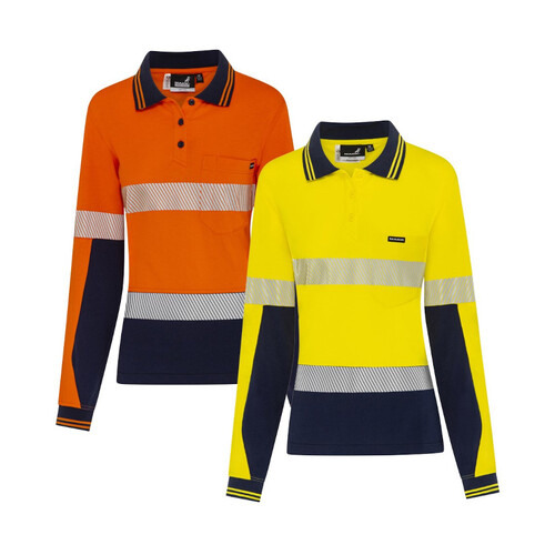 WORKWEAR, SAFETY & CORPORATE CLOTHING SPECIALISTS Mack Womens LS Cotton Polo