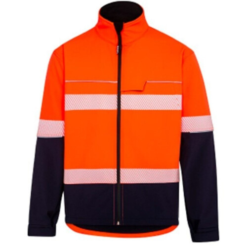 WORKWEAR, SAFETY & CORPORATE CLOTHING SPECIALISTS Mack Xenon 2Tone Hi Vis TapedRecyled Softshell Jacket
