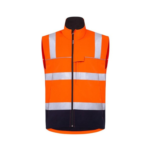 WORKWEAR, SAFETY & CORPORATE CLOTHING SPECIALISTS Mack Xenon 2Tone Hi Vis Taped Softshell Vest