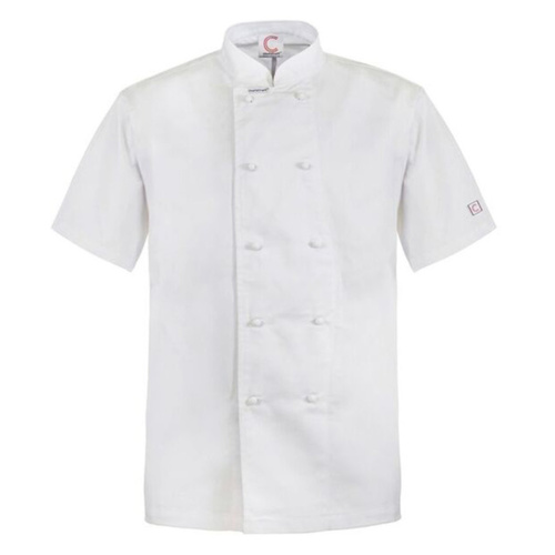 WORKWEAR, SAFETY & CORPORATE CLOTHING SPECIALISTS - CLASSIC CHEF JACKET S/S with pen pocket