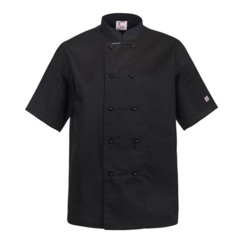 WORKWEAR, SAFETY & CORPORATE CLOTHING SPECIALISTS CLASSIC CHEF JACKET S/S with pen pocket