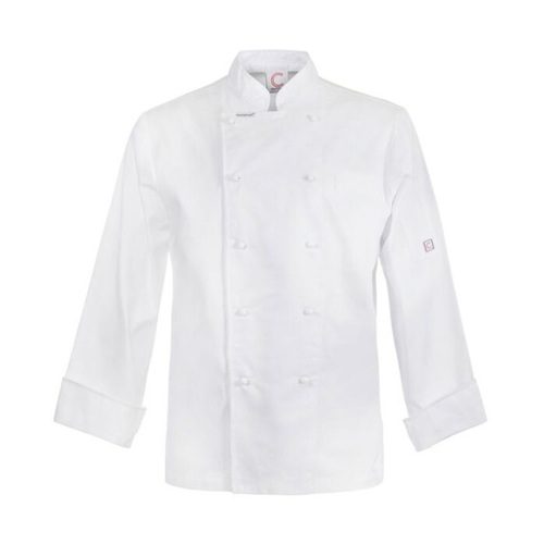 WORKWEAR, SAFETY & CORPORATE CLOTHING SPECIALISTS EXECUTIVE CHEF JACKET L/S with chest & pen pockets