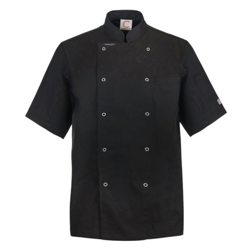 WORKWEAR, SAFETY & CORPORATE CLOTHING SPECIALISTS EXECUTIVE CHEF JACKET S/S with pockets & press studs