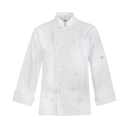 WORKWEAR, SAFETY & CORPORATE CLOTHING SPECIALISTS - Lightweight Executive Long Sleeve Chefs Jacket