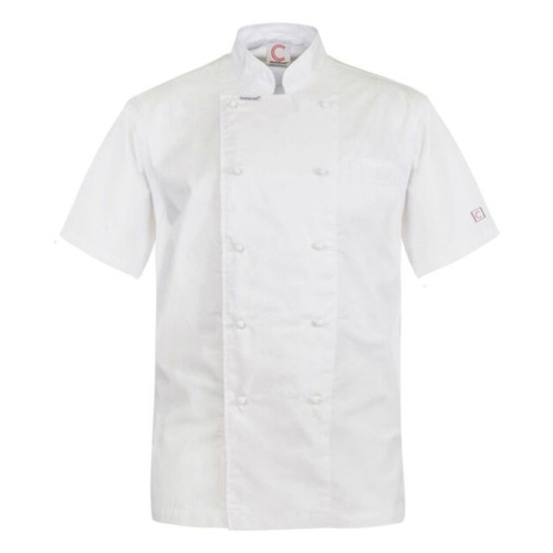 WORKWEAR, SAFETY & CORPORATE CLOTHING SPECIALISTS - LIGHTWEIGHT EXECUTIVE CHEF JACKET S/S with pen pocket
