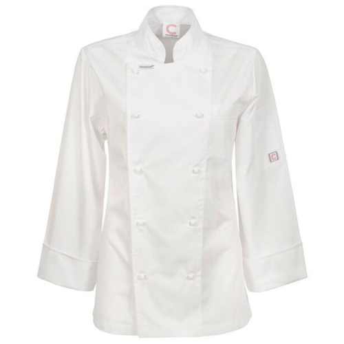 WORKWEAR, SAFETY & CORPORATE CLOTHING SPECIALISTS - Womens Lightweight Executive Long Sleeve Chefs Jacket