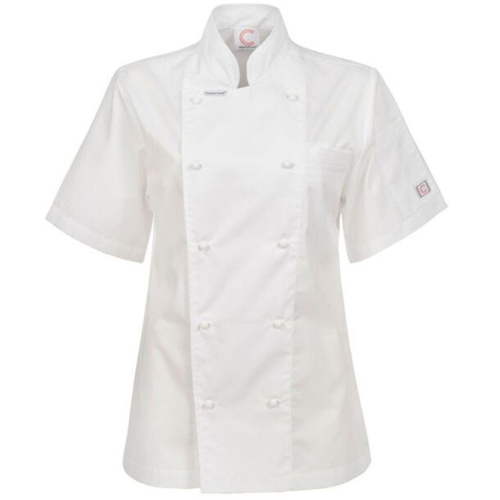 WORKWEAR, SAFETY & CORPORATE CLOTHING SPECIALISTS - Womens Lightweight Executive Short Sleeve Chefs Jacket