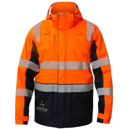 WORKWEAR, SAFETY & CORPORATE CLOTHING SPECIALISTS TORRENT HRC2 Reflective Wet Weather Jacket