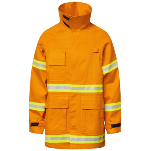 WORKWEAR, SAFETY & CORPORATE CLOTHING SPECIALISTS - WILDLANDER Wildland Fire-Fighting Jacket with  triple trim YSL305 Tape