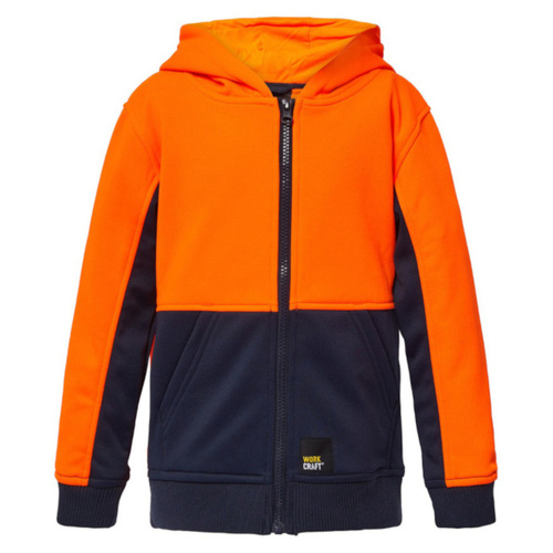 WORKWEAR, SAFETY & CORPORATE CLOTHING SPECIALISTS ASCENT kids high-vis hoodie - full zip
