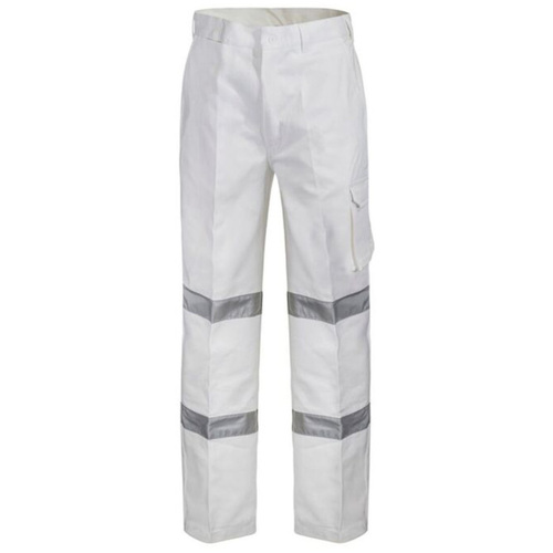 WORKWEAR, SAFETY & CORPORATE CLOTHING SPECIALISTS - Cargo Cotton Drill Trouser with 3M reflective tape