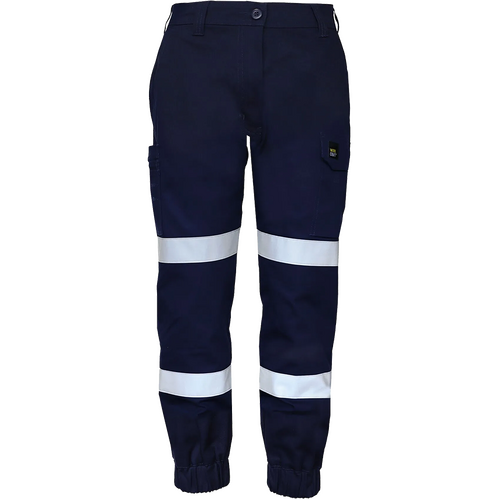 WORKWEAR, SAFETY & CORPORATE CLOTHING SPECIALISTS - STRETCH DRILL CARGO PANT-TAPE & HEM