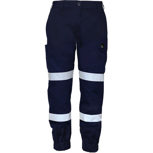 WORKWEAR, SAFETY & CORPORATE CLOTHING SPECIALISTS WOMENS STRETCH CARGO PANT/TAPE & HEM