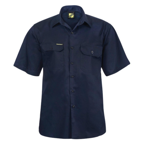 WORKWEAR, SAFETY & CORPORATE CLOTHING SPECIALISTS - Lightweight Short Sleeve Vented Cotton Drill Shirt
