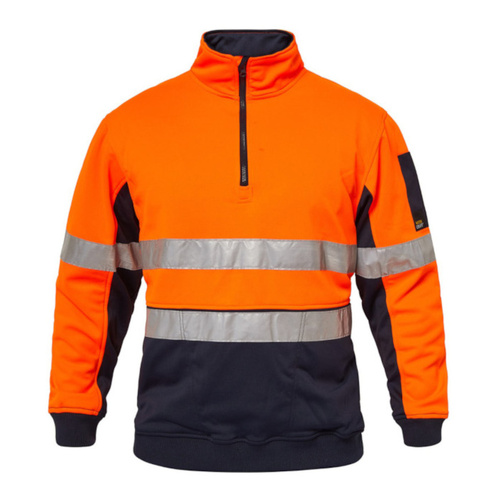 WORKWEAR, SAFETY & CORPORATE CLOTHING SPECIALISTS RIDGE high-vis 1/2 zip pullover with CSR tape