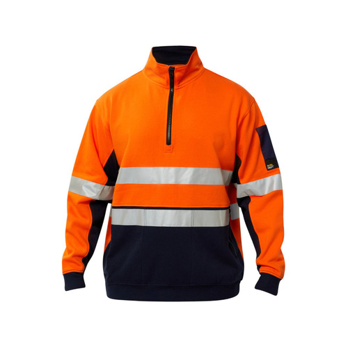 WORKWEAR, SAFETY & CORPORATE CLOTHING SPECIALISTS - ZION HALF ZIP COTTON PULLPOV