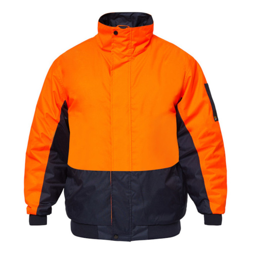 WORKWEAR, SAFETY & CORPORATE CLOTHING SPECIALISTS Hi Vis Modern Two Tone Bomber Jacket