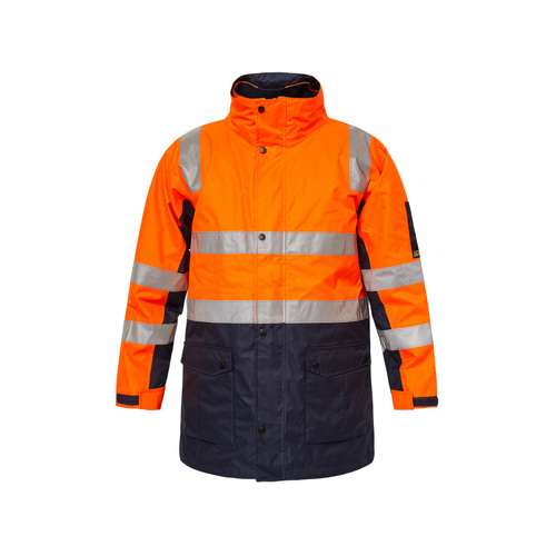 WORKWEAR, SAFETY & CORPORATE CLOTHING SPECIALISTS - Hi Vis Two Tone "4 in 1" Jacket with CSR1303-6A Tape 50 Wash