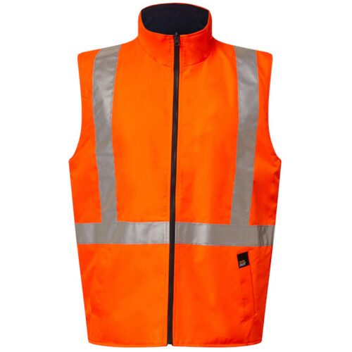 WORKWEAR, SAFETY & CORPORATE CLOTHING SPECIALISTS DEW NSW RAIL X TAPE VEST